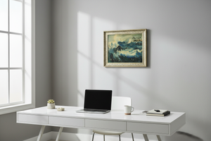 Angry Sea 20x16 - Office compact size