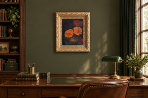 Embers in Blossom in a home office