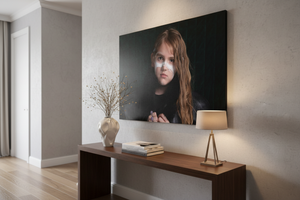 She Who Watches 30x20 - Canvas wrap hallway side