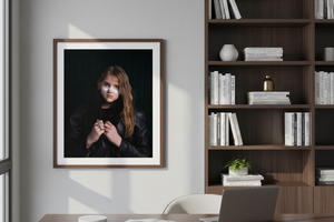 She Who Watches 30x20 - Home office angled view